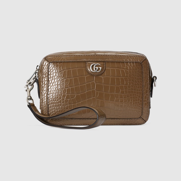 710861.EAAIM.2351.007.056.0000.Light Crocodile shoulder bag with Double G